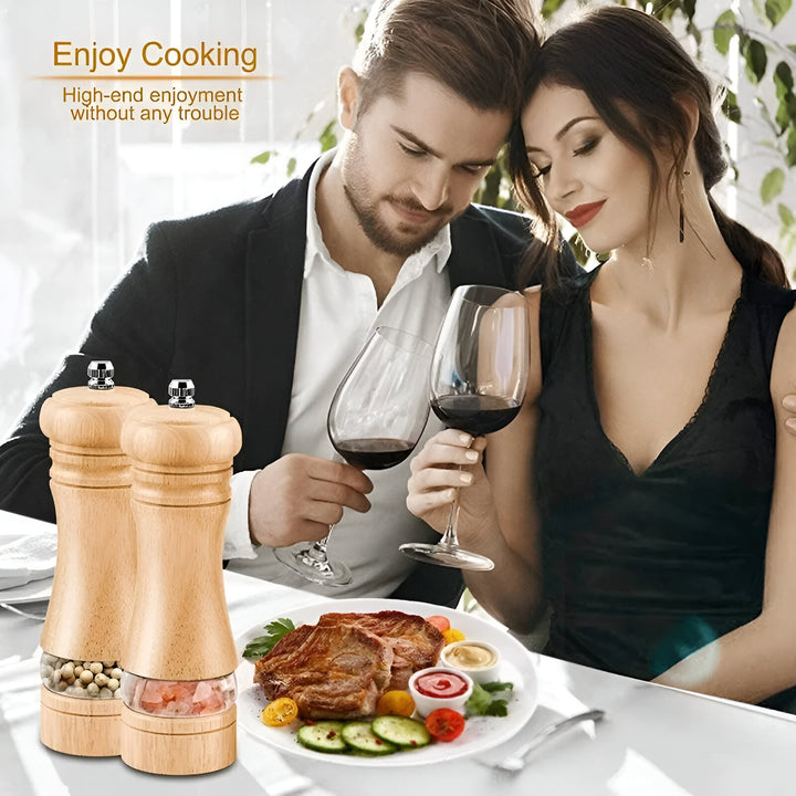 Wooden Pepper Salt Grinder