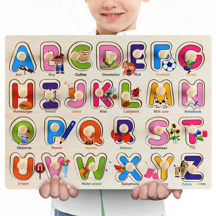 Montessori Wooden Puzzle Set