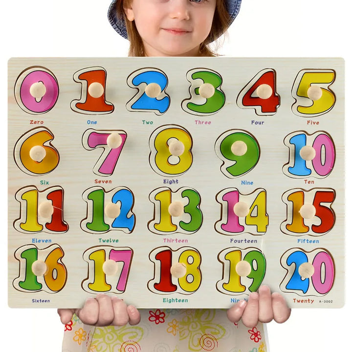 Montessori Wooden Puzzle Set
