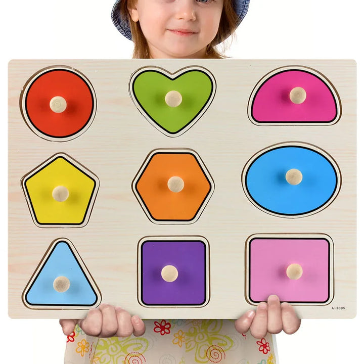 Montessori Wooden Puzzle Set
