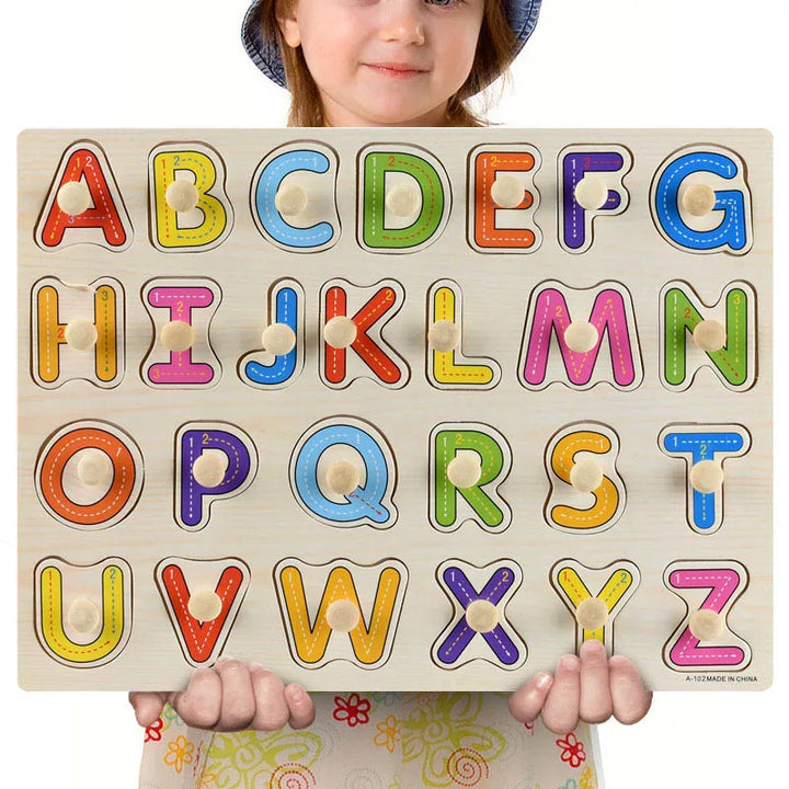 Montessori Wooden Puzzle Set
