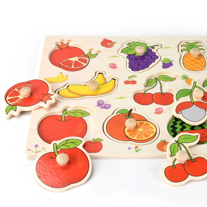 Montessori Wooden Puzzle Set