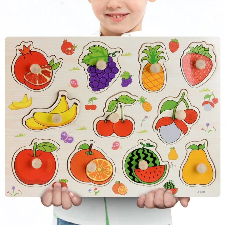 Montessori Wooden Puzzle Set