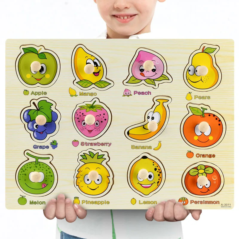 Montessori Wooden Puzzle Set