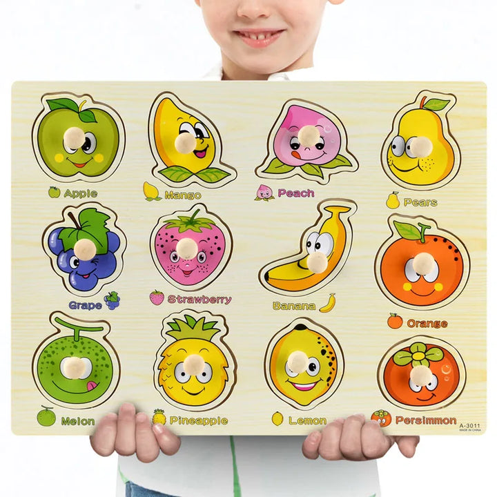 Montessori Wooden Puzzle Set