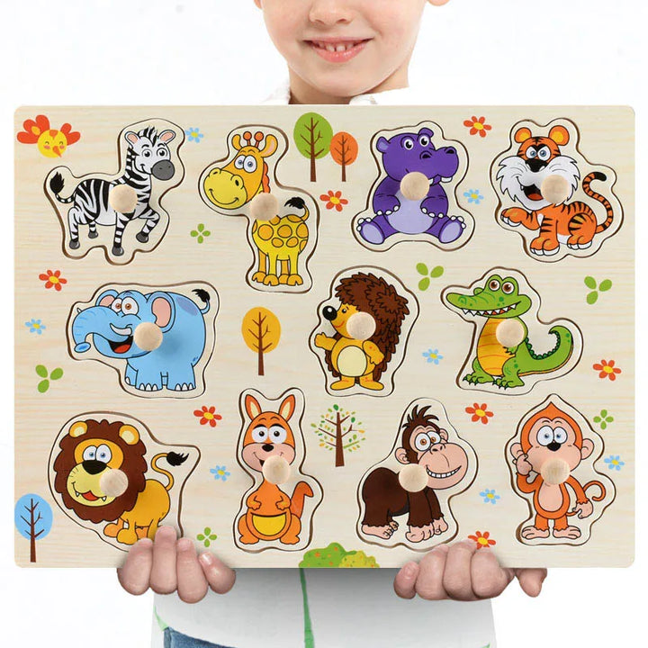 Montessori Wooden Puzzle Set