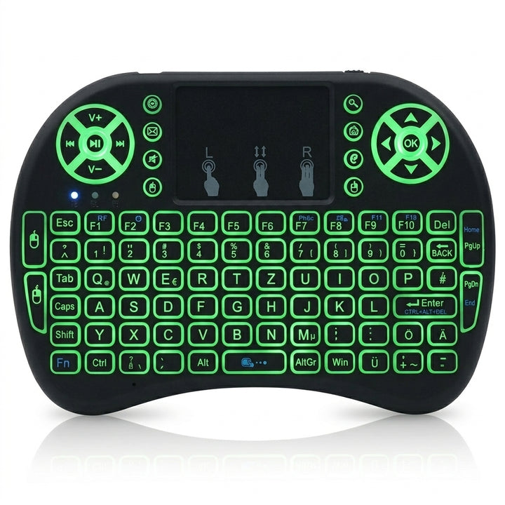 Mini Wireless Keyboard - Backlit & Rechargeable i8