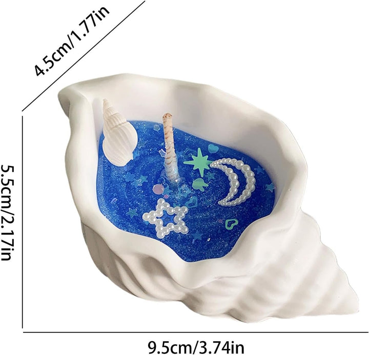 Handmade Sea Shell Candle-SmashingFinds