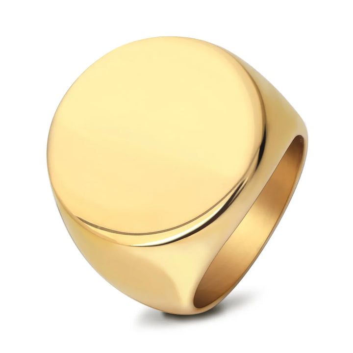 Custom Engraved Men’s Signet Ring