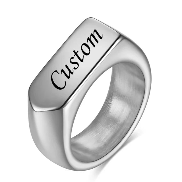 Custom Engraved Rings