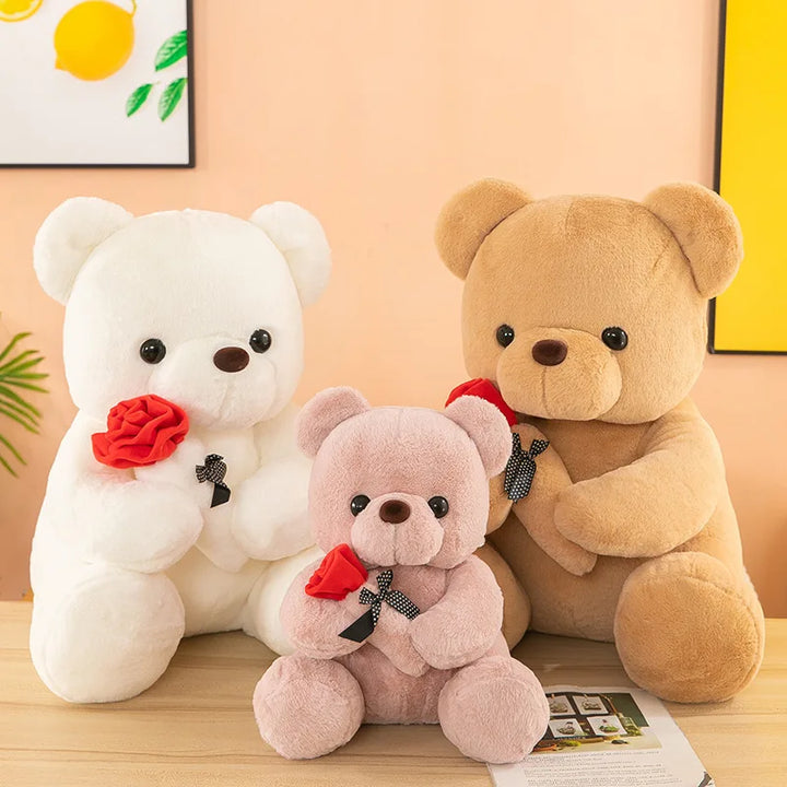 Hugging Rose Teddy Bear-SmashingFinds