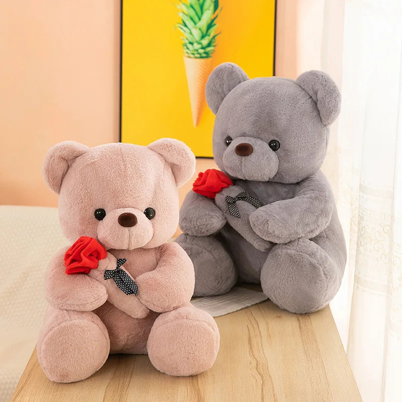 Hugging Rose Teddy Bear-SmashingFinds