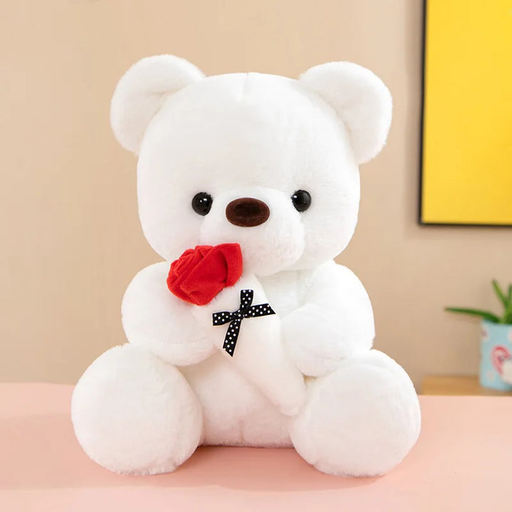 Hugging Rose Teddy Bear-SmashingFinds
