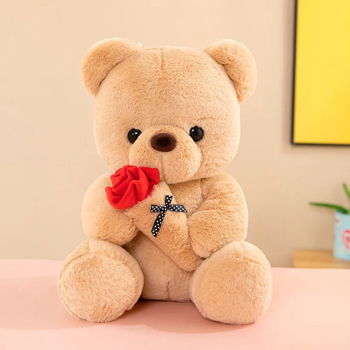 Hugging Rose Teddy Bear-SmashingFinds