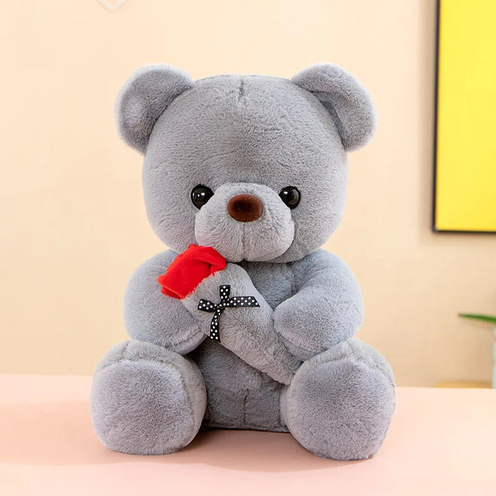 Hugging Rose Teddy Bear-SmashingFinds