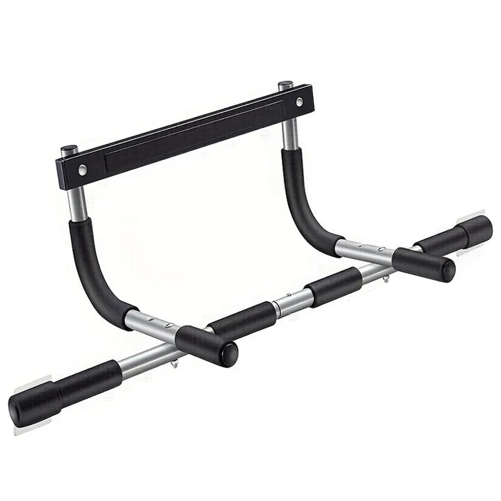 Easy-to-install doorway fitness bar with no tools needed, ideal for home workouts
