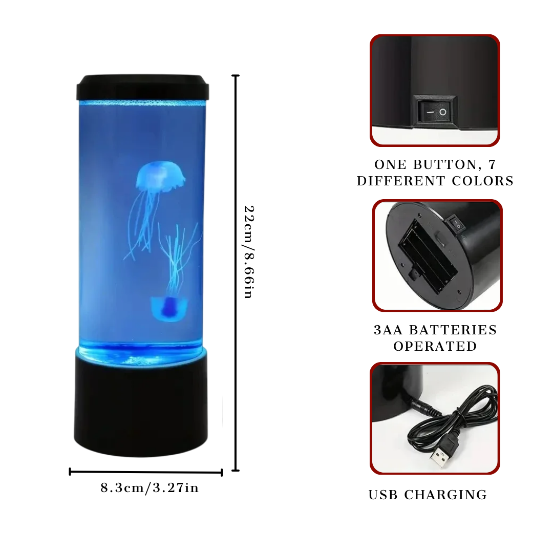 LED Jellyfish Lava Lamp-SmashingFinds