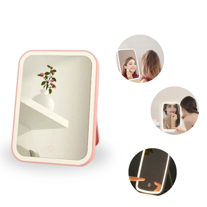 LED Lighted Makeup Mirror-SmashingFinds