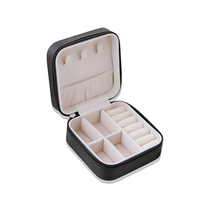 Leather Travel Jewelry Box-SmashingFinds