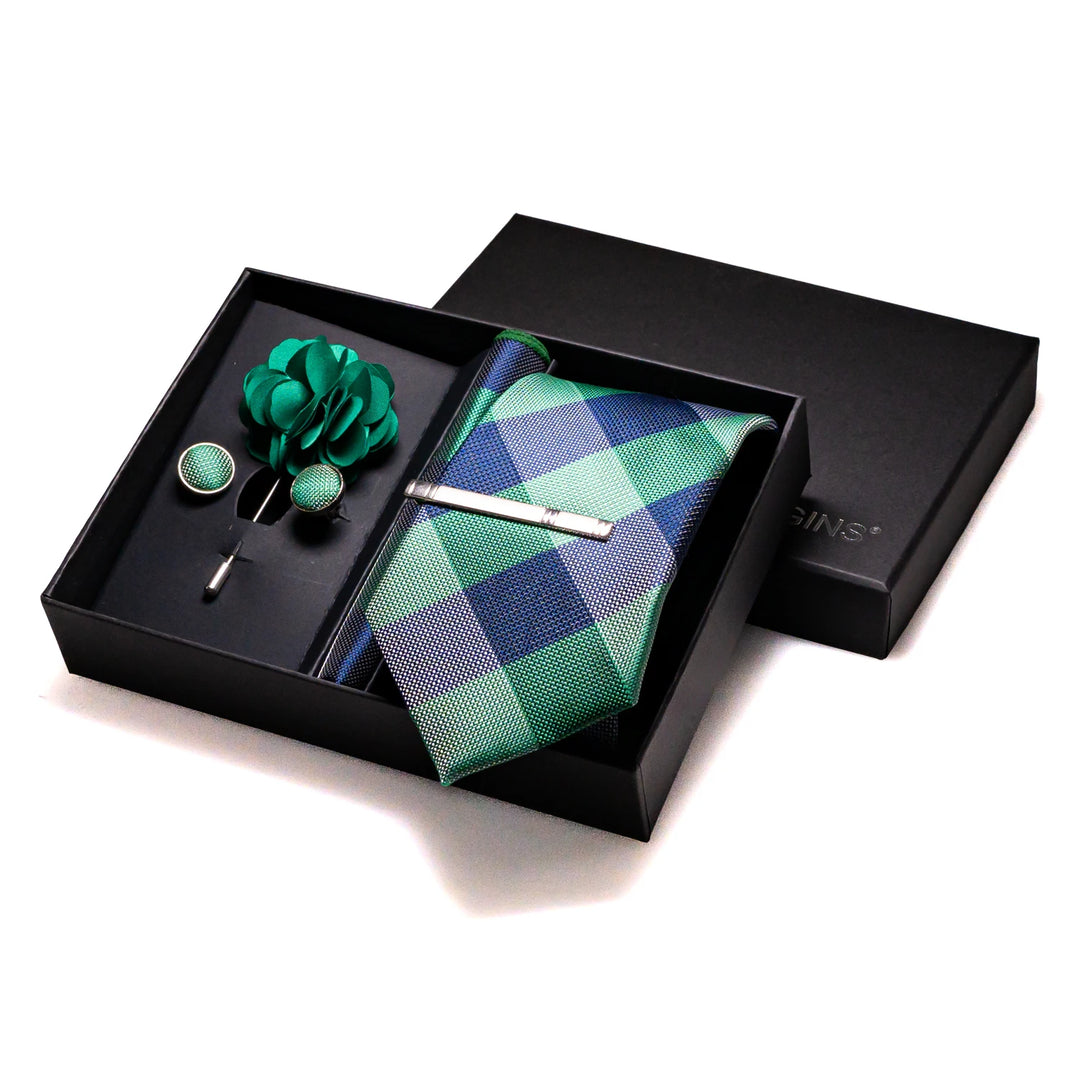 Luxury Green Silk Tie-SmashingFinds