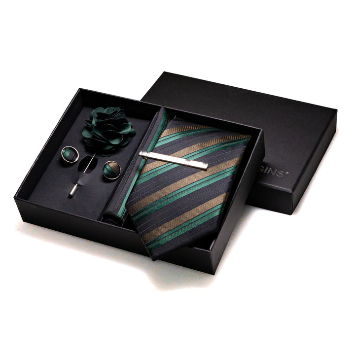Luxury Green Silk Tie-SmashingFinds