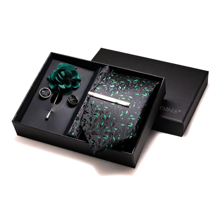 Luxury Green Silk Tie-SmashingFinds