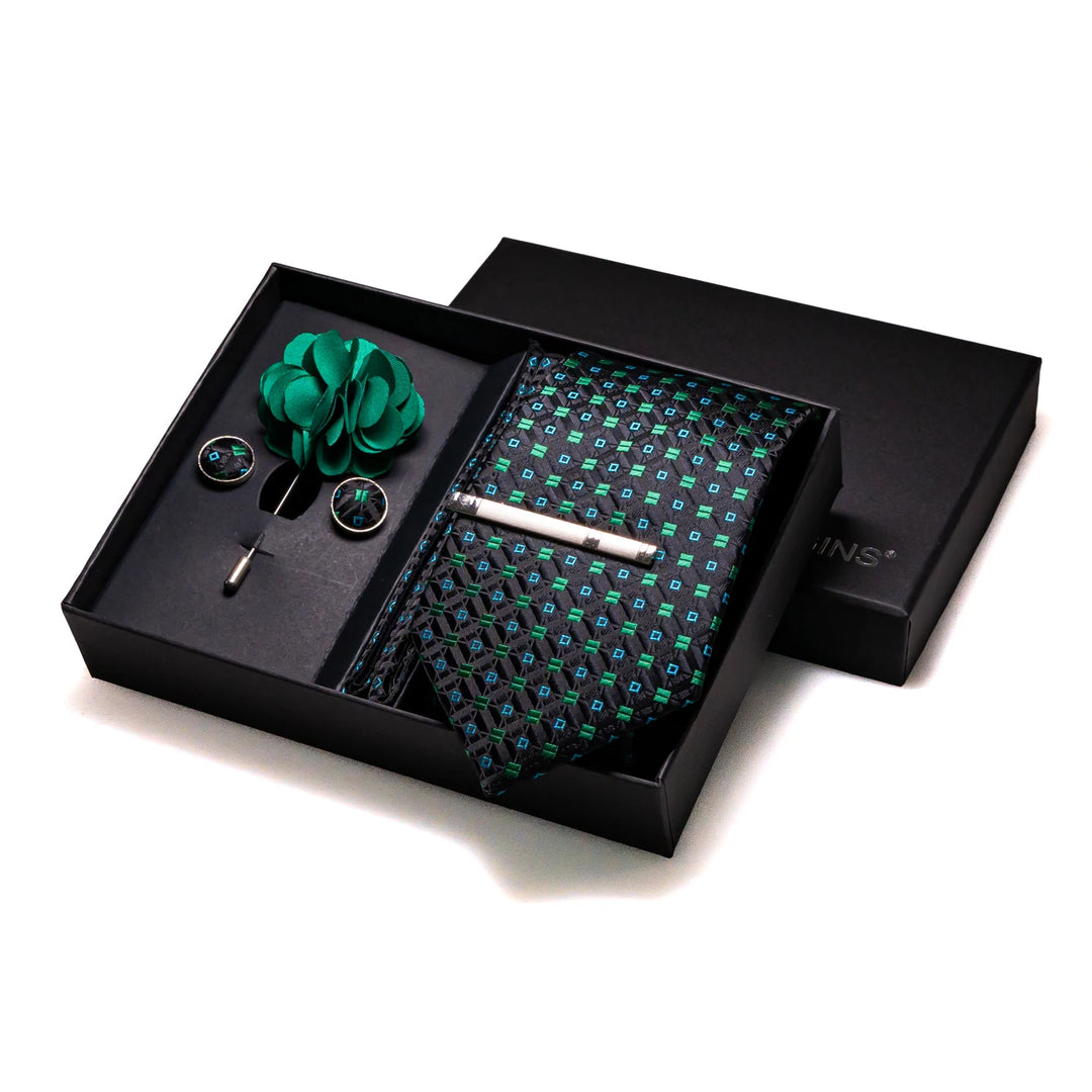 Luxury Green Silk Tie-SmashingFinds
