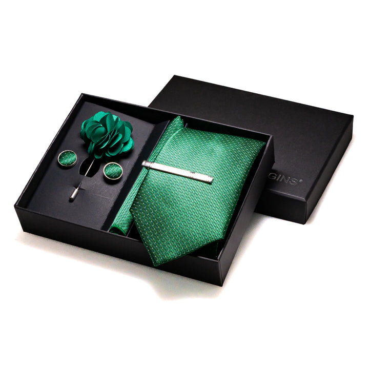 Luxury Green Silk Tie-SmashingFinds