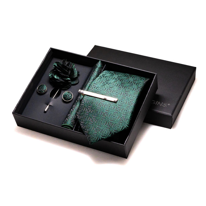 Luxury Green Silk Tie-SmashingFinds