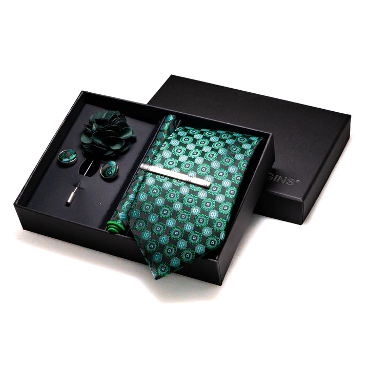 Luxury Green Silk Tie-SmashingFinds