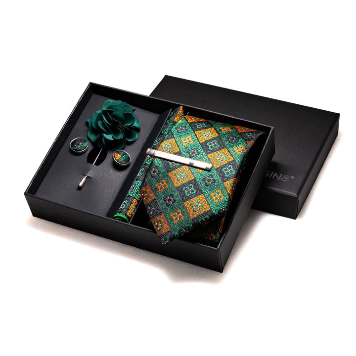 Luxury Green Silk Tie-SmashingFinds