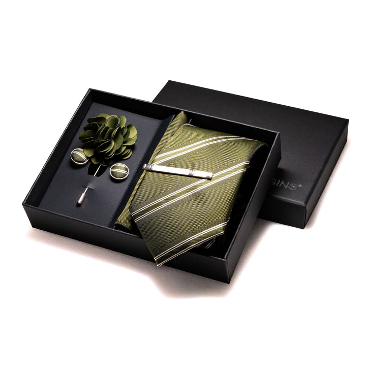 Luxury Green Silk Tie-SmashingFinds