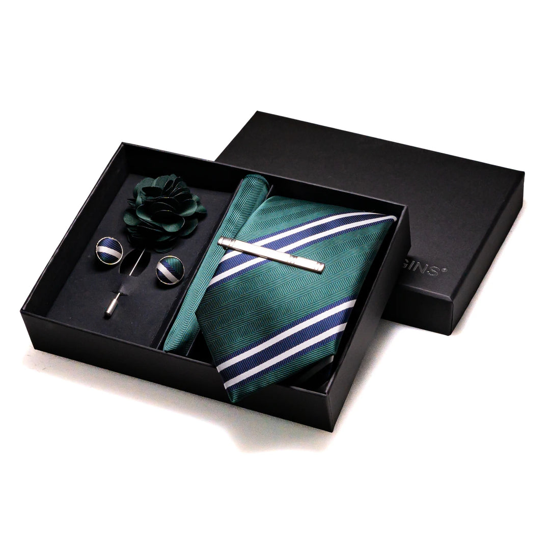 Luxury Green Silk Tie-SmashingFinds
