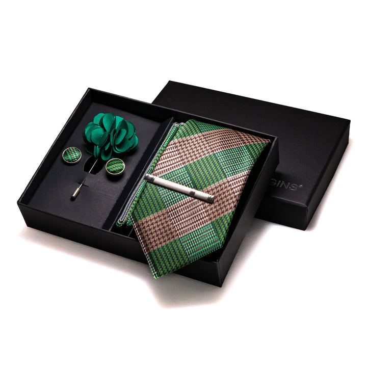 Luxury Green Silk Tie-SmashingFinds