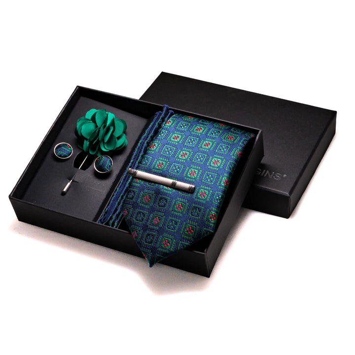 Luxury Green Silk Tie-SmashingFinds