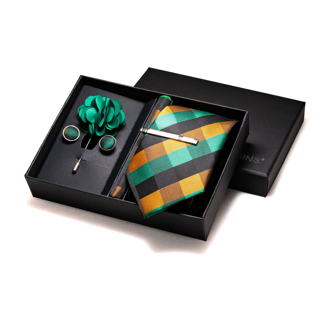 Luxury Green Silk Tie-SmashingFinds