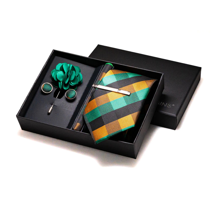 Luxury Green Silk Tie-SmashingFinds