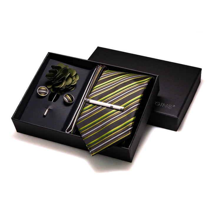Luxury Green Silk Tie-SmashingFinds