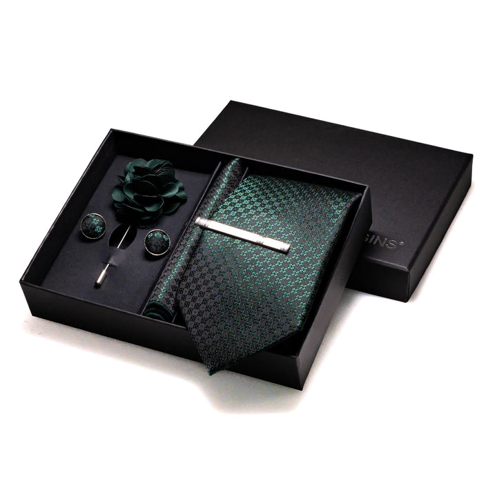Luxury Green Silk Tie-SmashingFinds