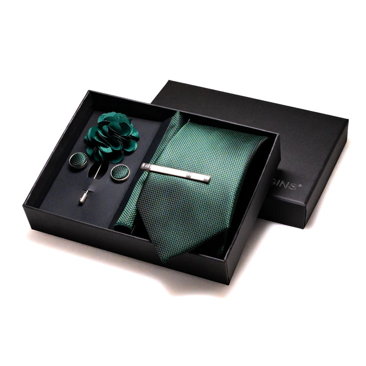 Luxury Green Silk Tie-SmashingFinds