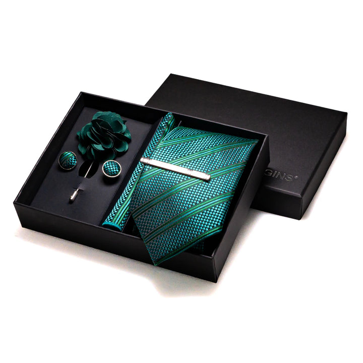 Luxury Green Silk Tie-SmashingFinds