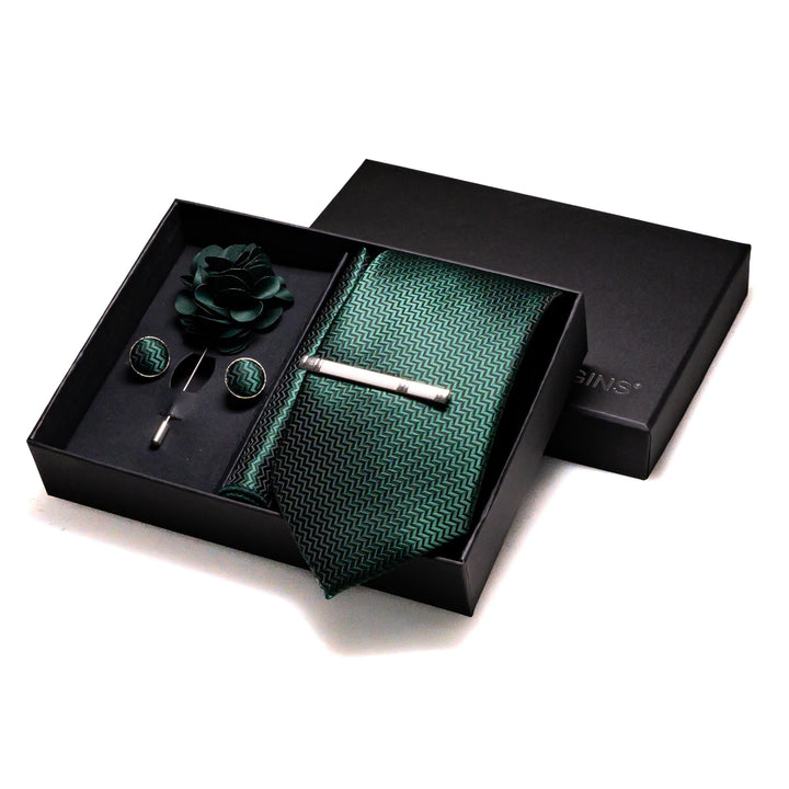 Luxury Green Silk Tie-SmashingFinds