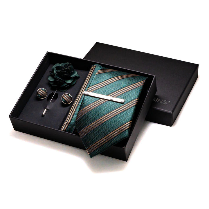 Luxury Green Silk Tie-SmashingFinds