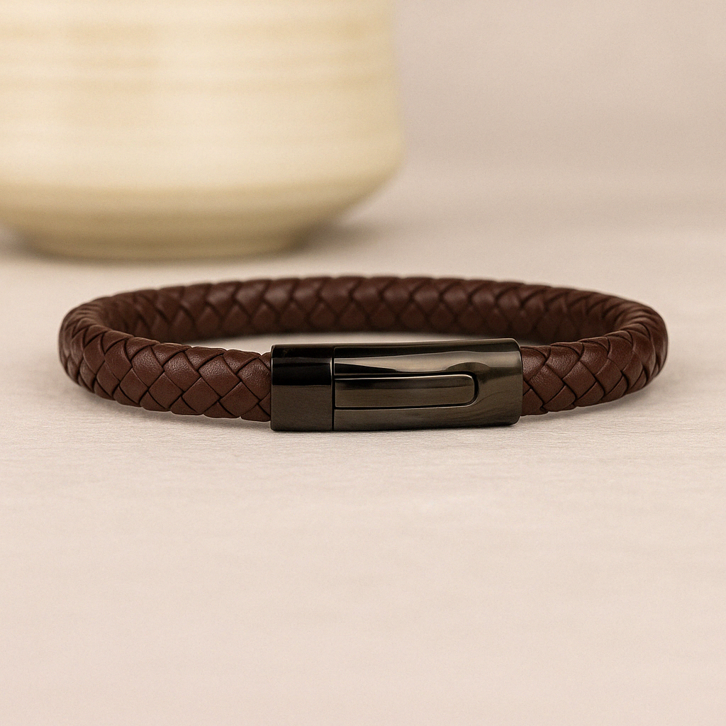 Personalized Leather Bracelet