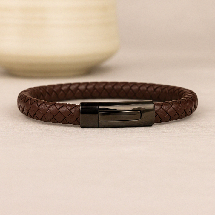 Personalized Leather Bracelet
