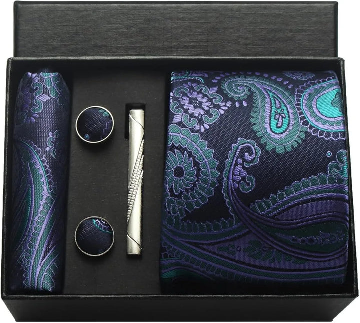 Men’s Floral Tie Set-SmashingFinds