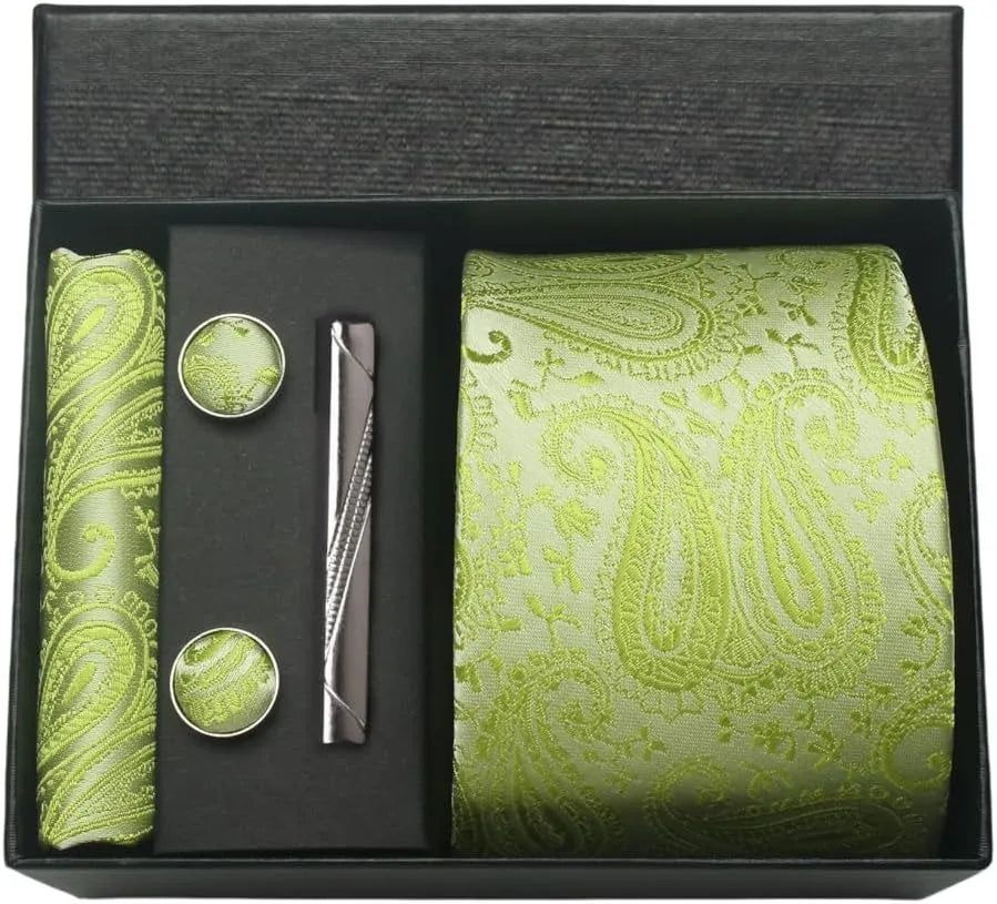 Men’s Floral Tie Set-SmashingFinds