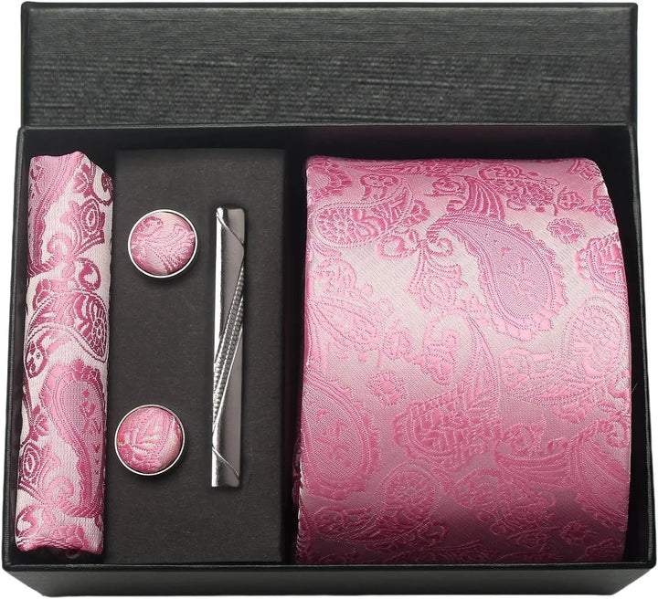 Men’s Floral Tie Set-SmashingFinds