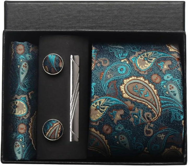 Men’s Floral Tie Set-SmashingFinds