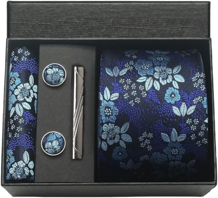 Men’s Floral Tie Set-SmashingFinds